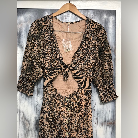 NWOT~Free People String of Hearts Maxi Dress Size Medium - Picture 7 of 12